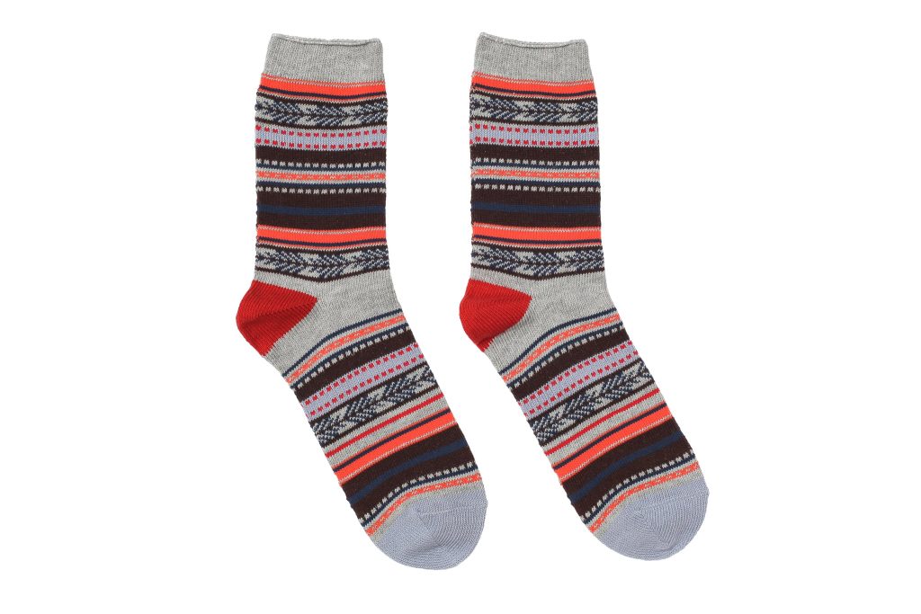 Amazon Stripe Socks – Orange