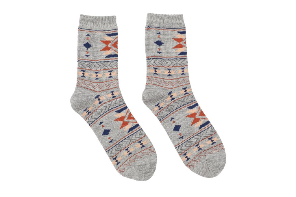 Lodge Tribal Socks – Grey