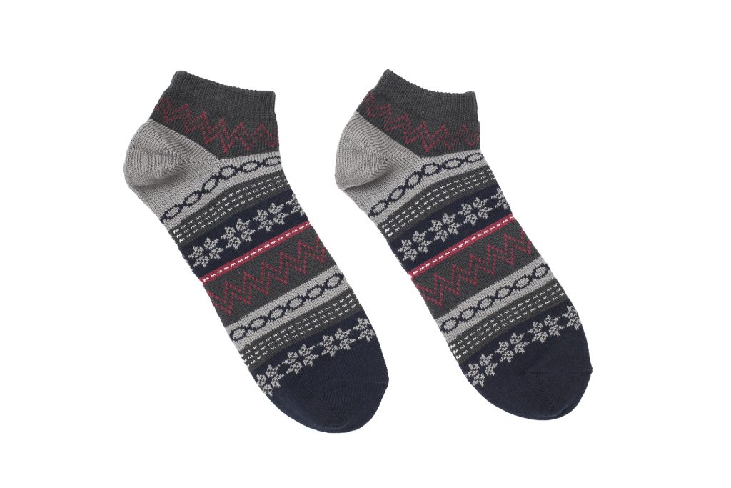 Circle Nordic Socks – Grey