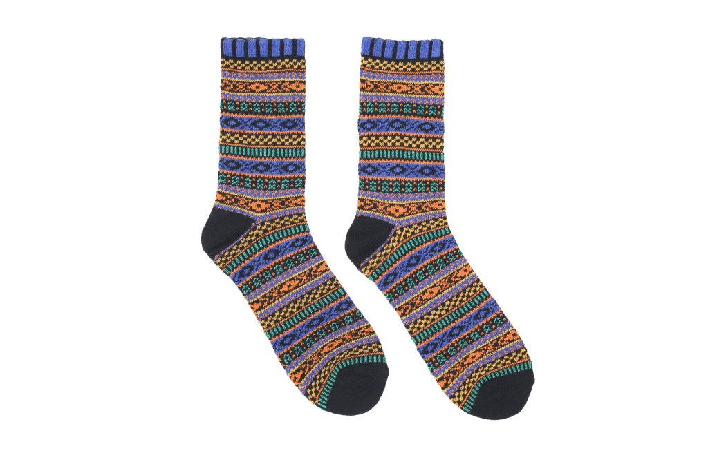 Totem Tribal Socks – Blue