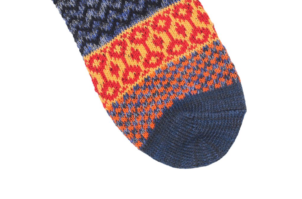 Polar Geometric Socks – Blue