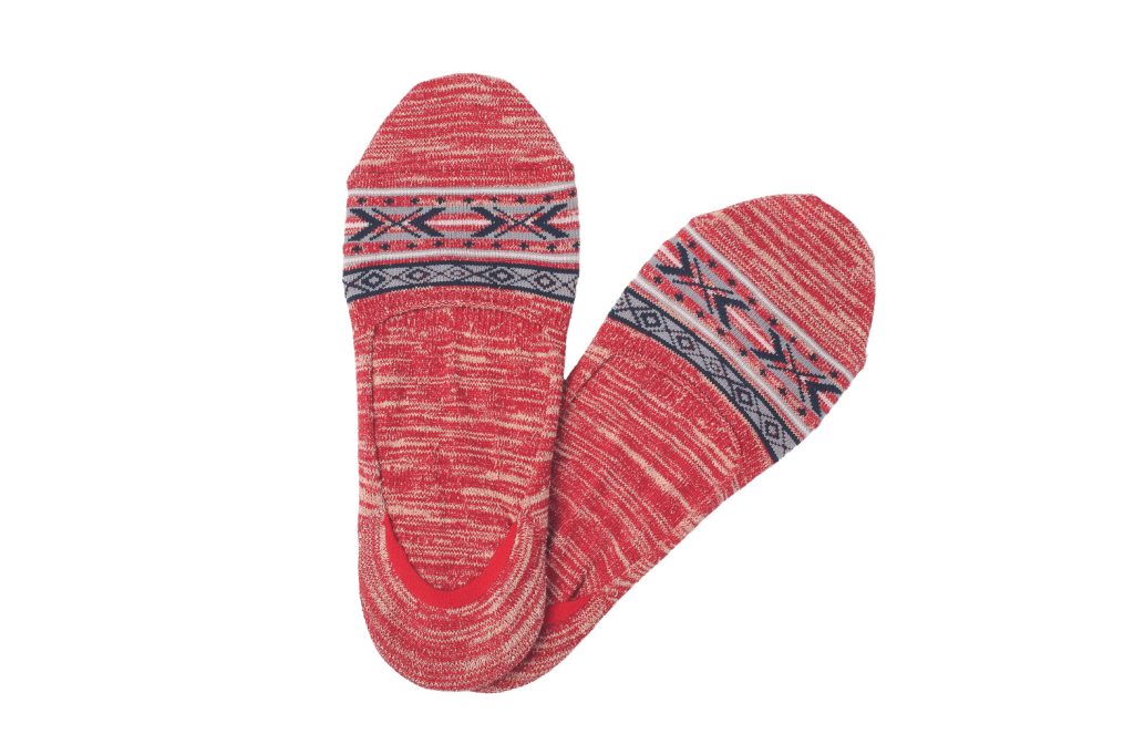 Twine Tribal Socks – Red