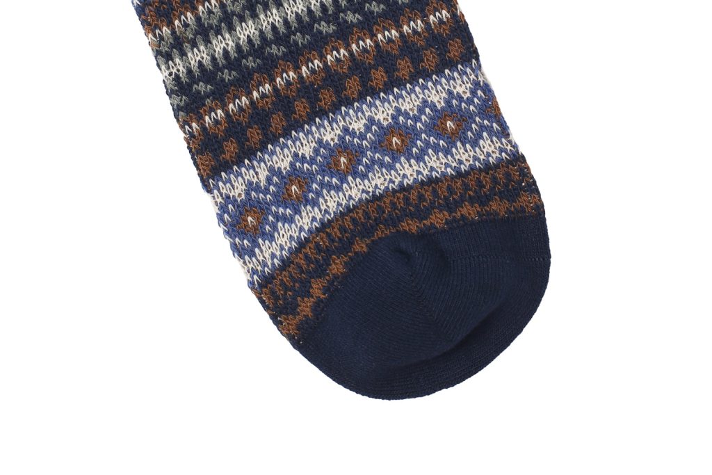 Starry Geometric Socks – Blue