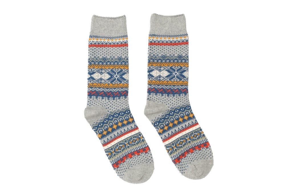 Grizzle Tribal Socks – Grey