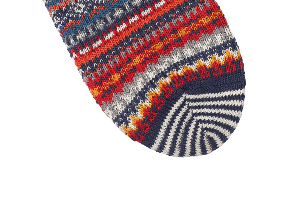 Leaf Tribal Socks – Navy Blue