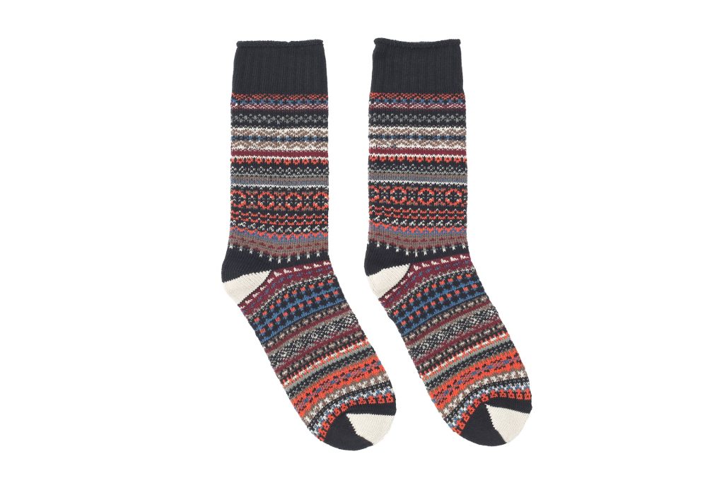 Maze Knitted Socks – Grey