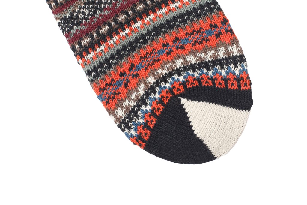 Maze Knitted Socks – Grey