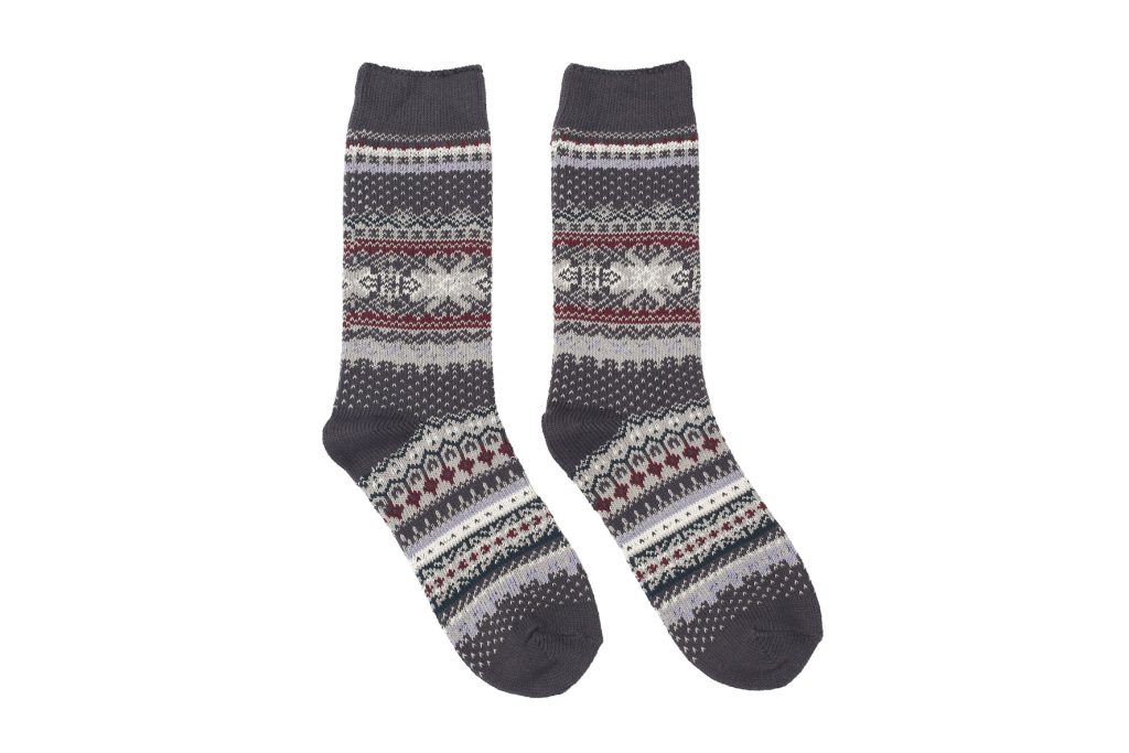 Grizzle Tribal Socks – Dark Grey