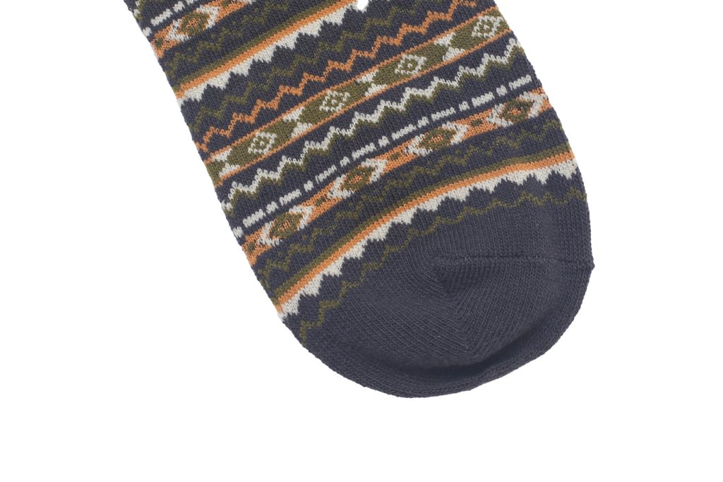 Shallow Tribal Socks – Dark Grey