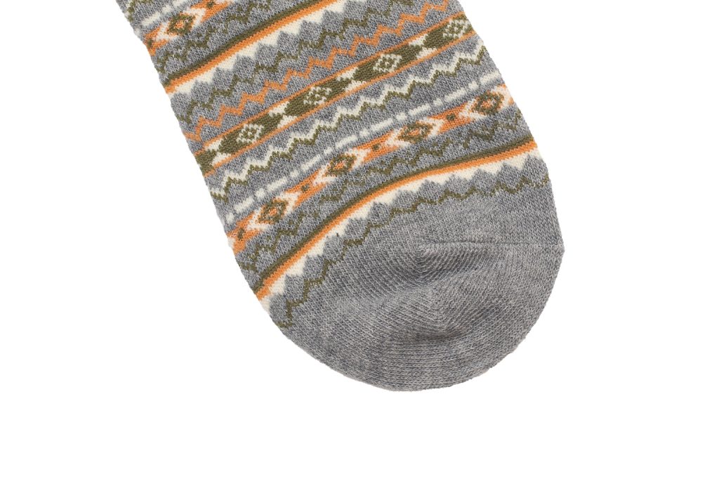 Shallow Tribal Socks – Grey