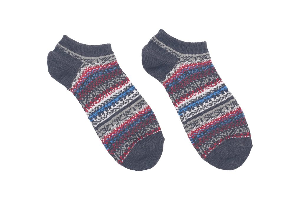 Gerade Geometric Socks – Dark Grey