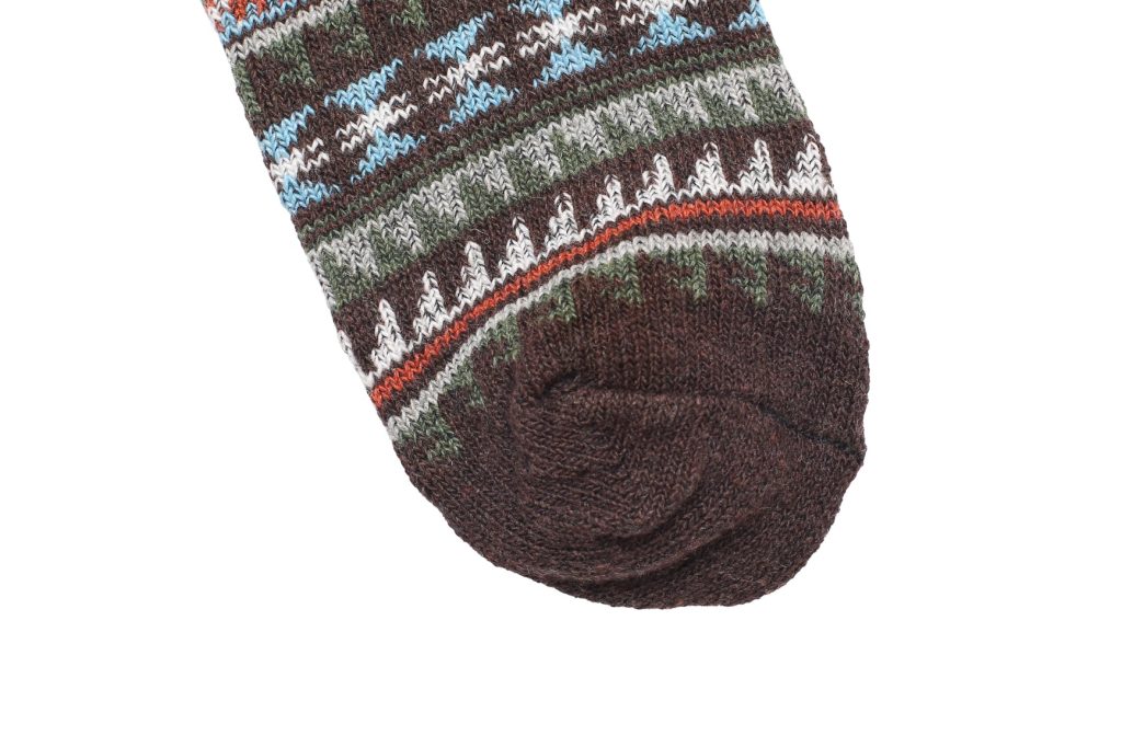 Diamond Tribal Socks – Coffee