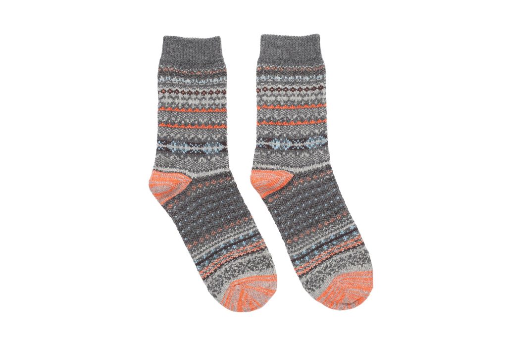 Retro Tribal Socks – Dark Grey