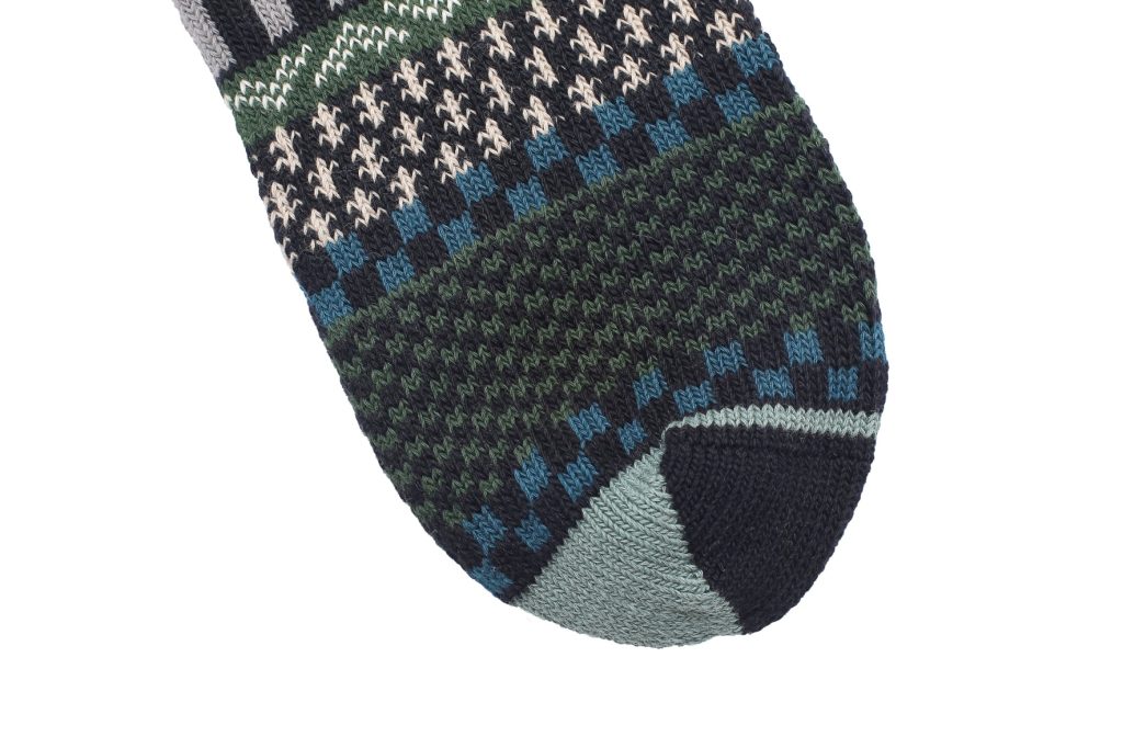 Pivot Geometric Socks – Green