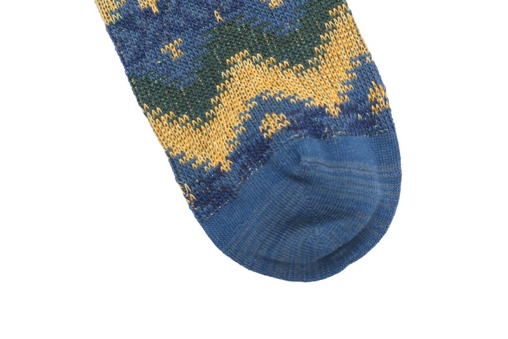 Bright Tribal Socks – Blue