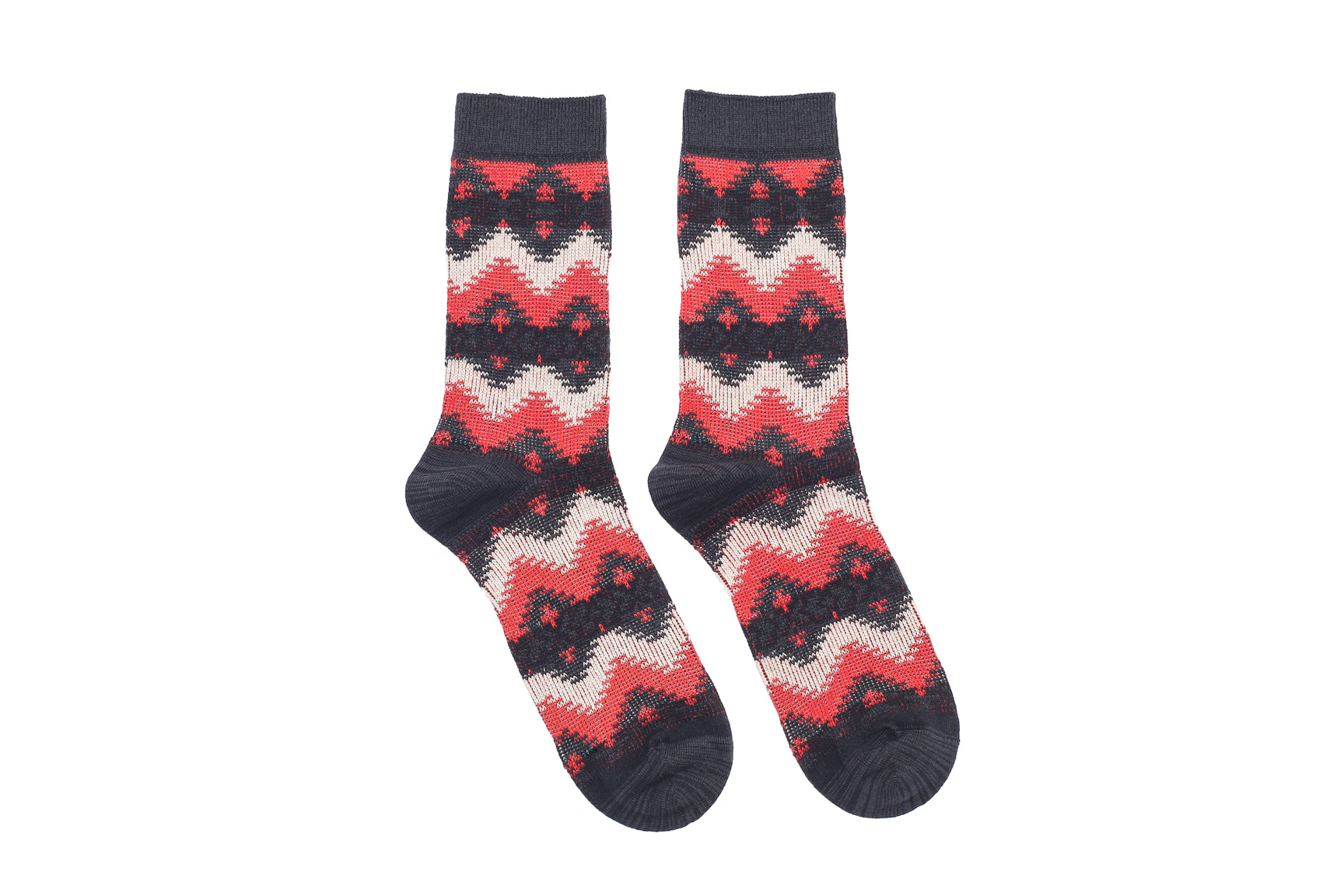 Bright Tribal Socks – Black