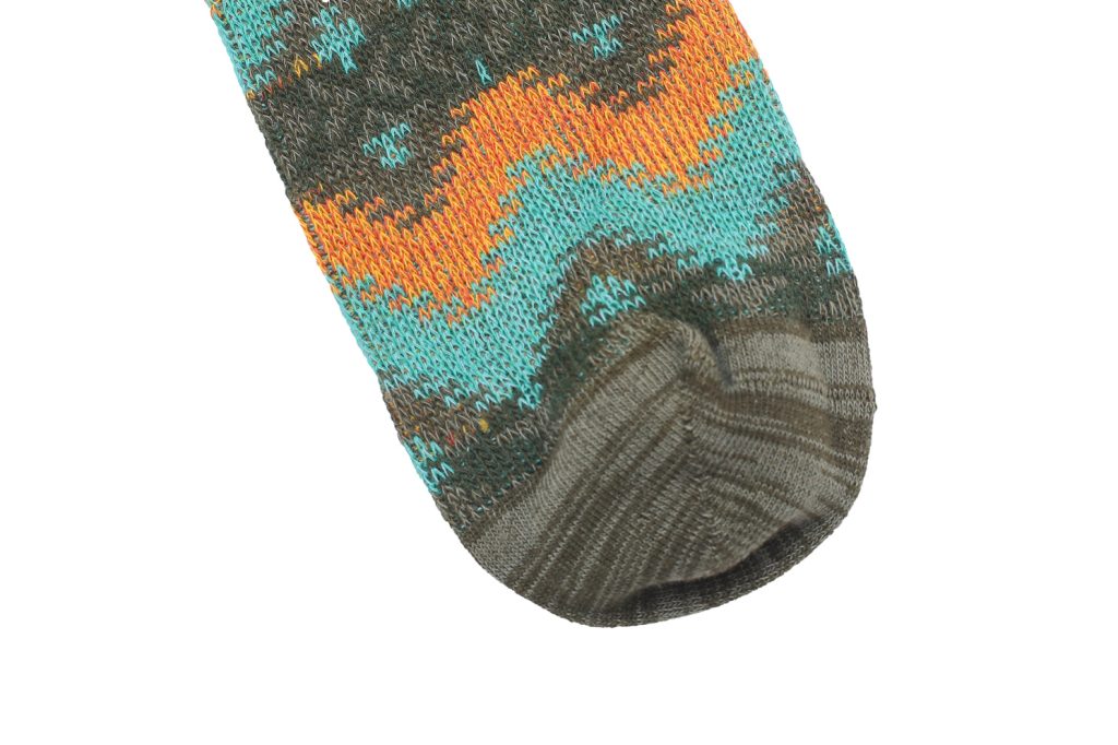 Bright Tribal Socks – Green