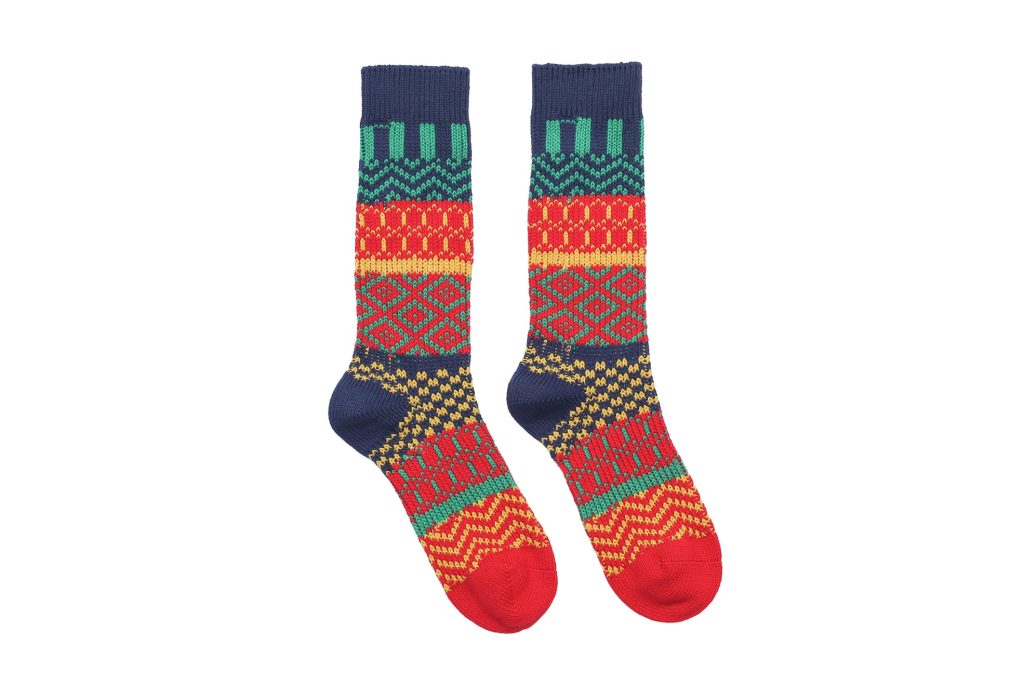 Leaf Tribal Socks – Black