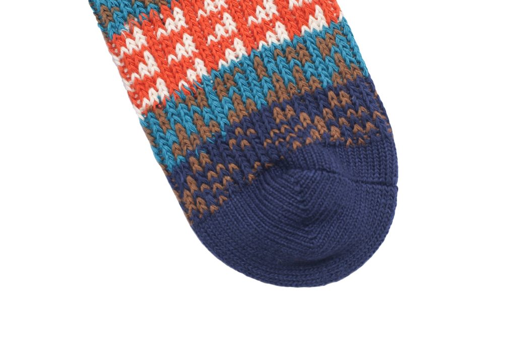 Prime Geometric Socks – Navy Blue