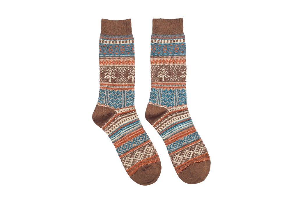 Arrow Tribal Socks – Coffee