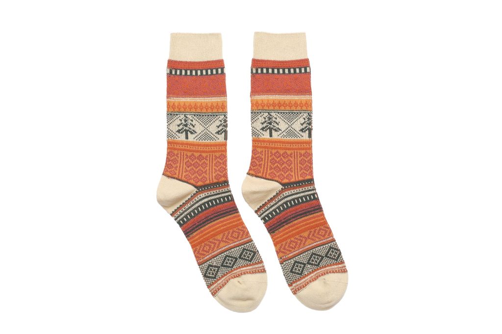 Arrow Tribal Socks – Beige