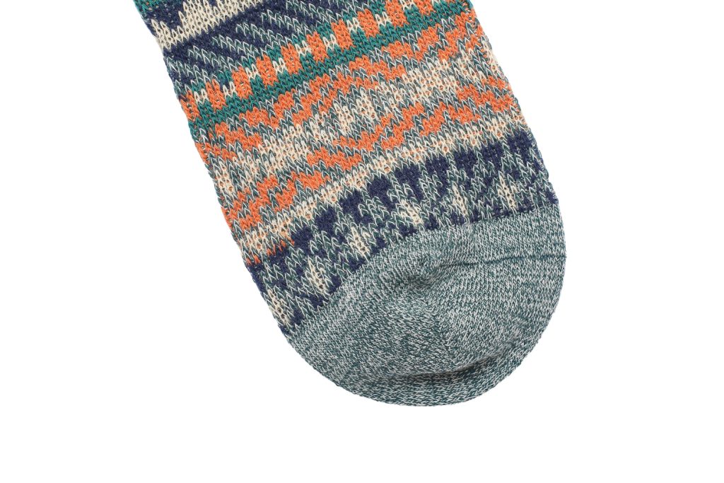 Layer Geometric Socks – Light Green