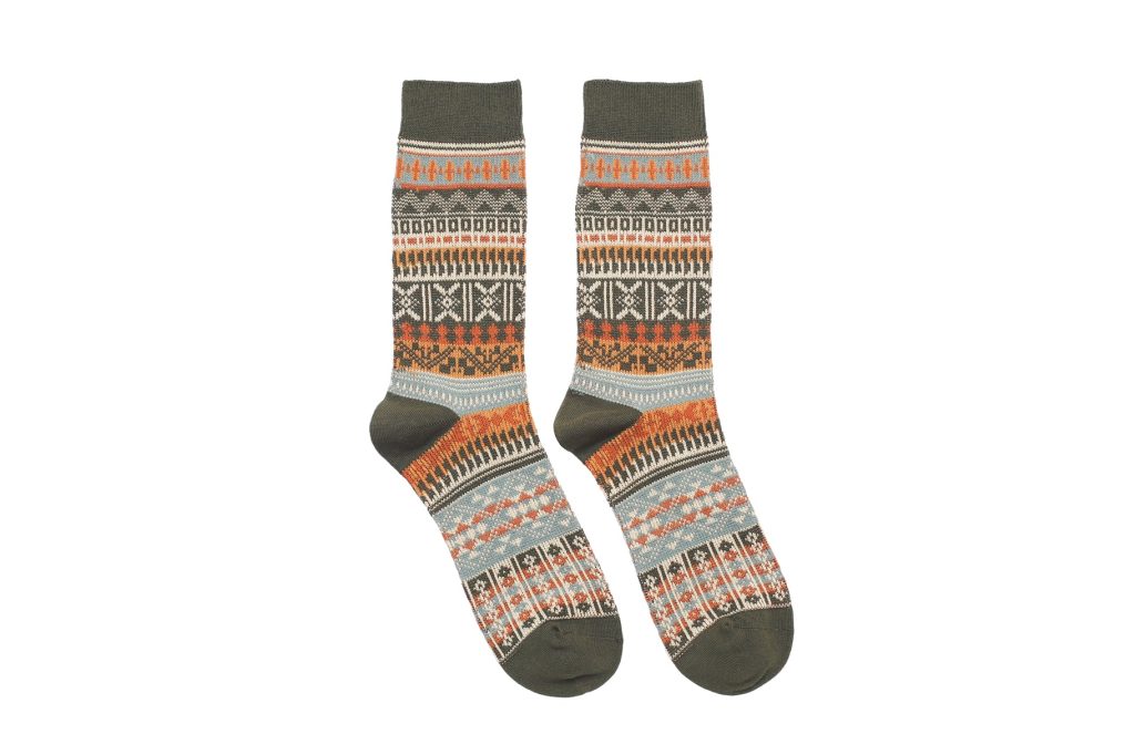 Poker Tribal Socks – Green