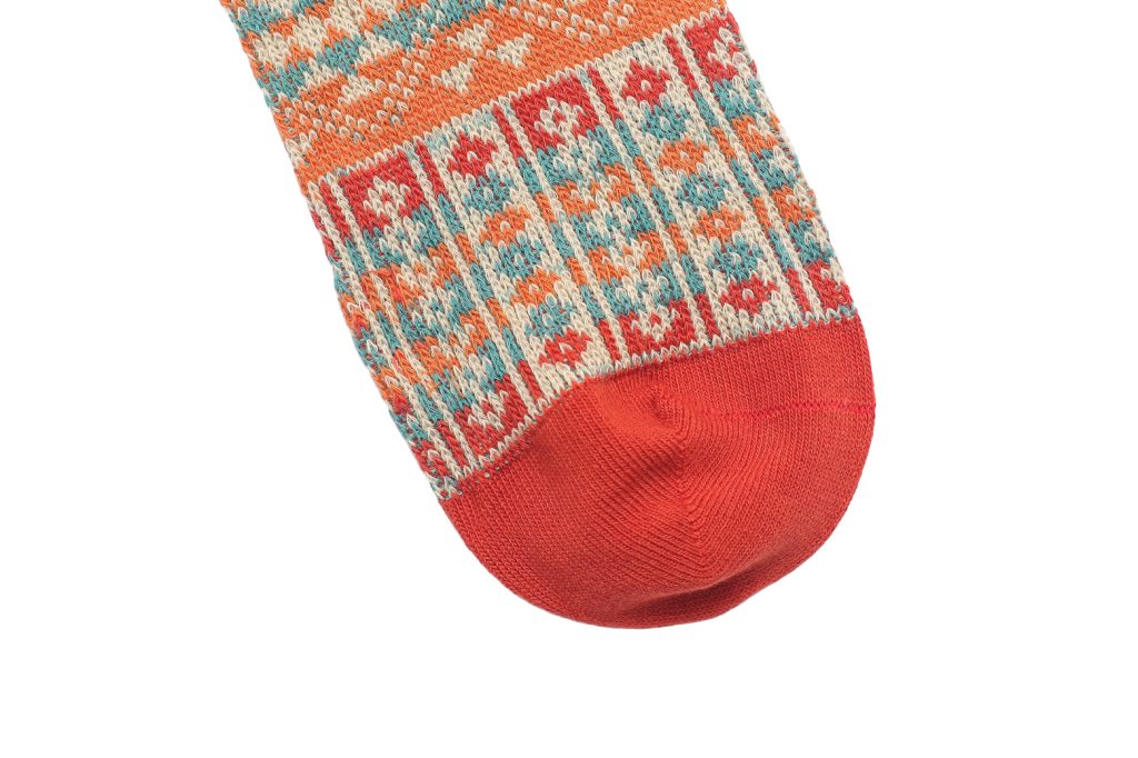 Poker Tribal Socks – Orange